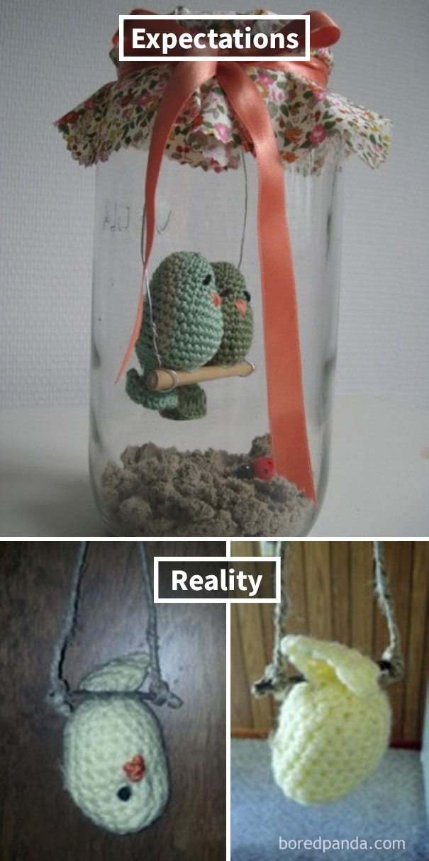 Dead Crocheted Birdie