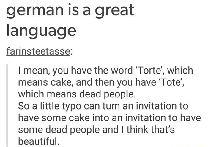 Funny German Language
