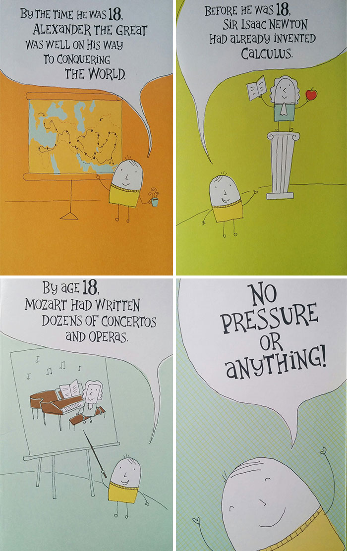 So My Grandma Gave Me A Birthday Card