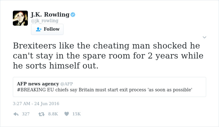 J. K. Twitter Comebacks