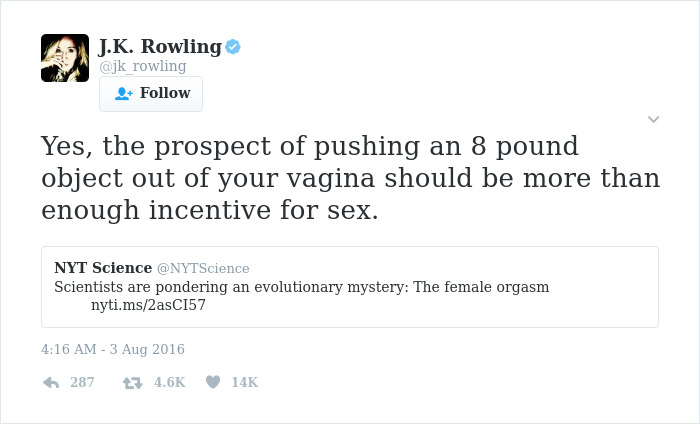 J. K. Rowling Twitter Comebacks