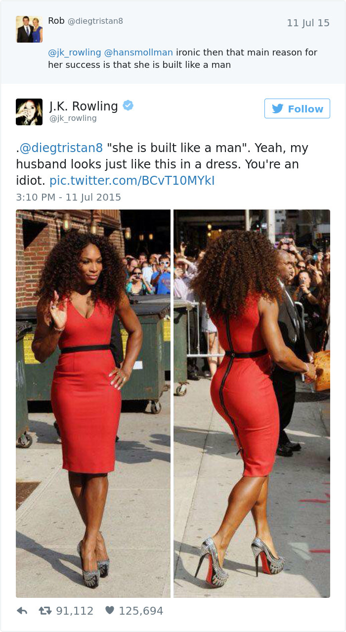 J. K. Twitter Comebacks