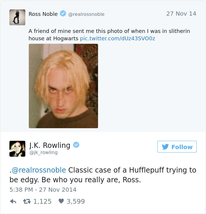 J. K. Twitter Comebacks