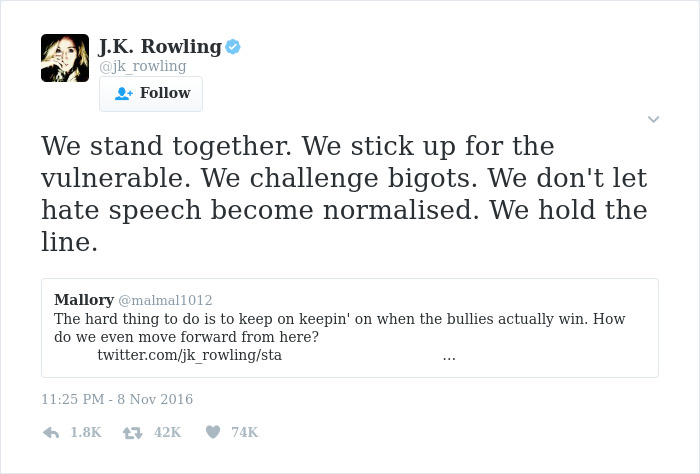 J. K. Rowling Twitter Comebacks