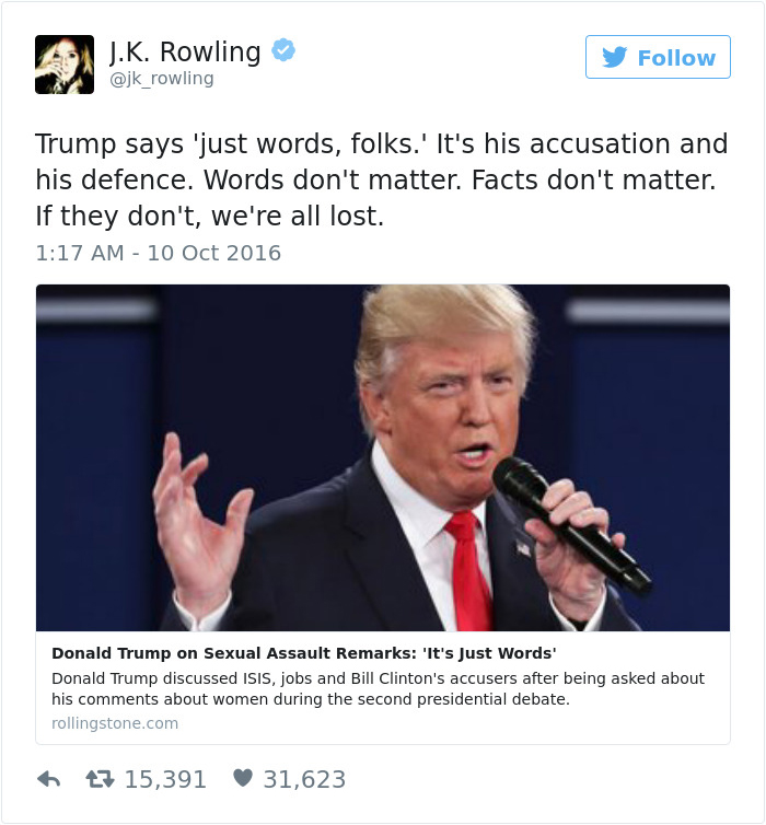 J. K. Rowling Twitter Comebacks