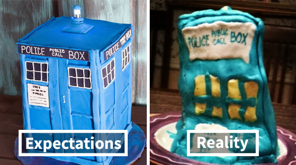 Doctor Who Tardis Cake