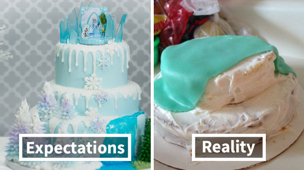 Frozen Birthday Cake