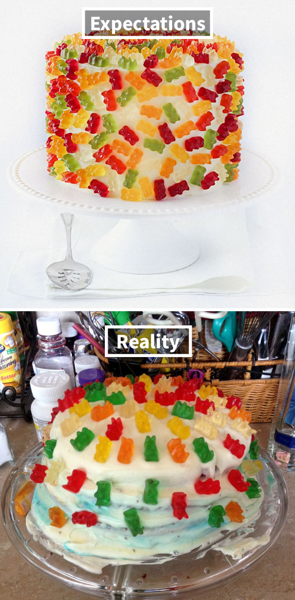 Gummy Bear Avalanche Cake