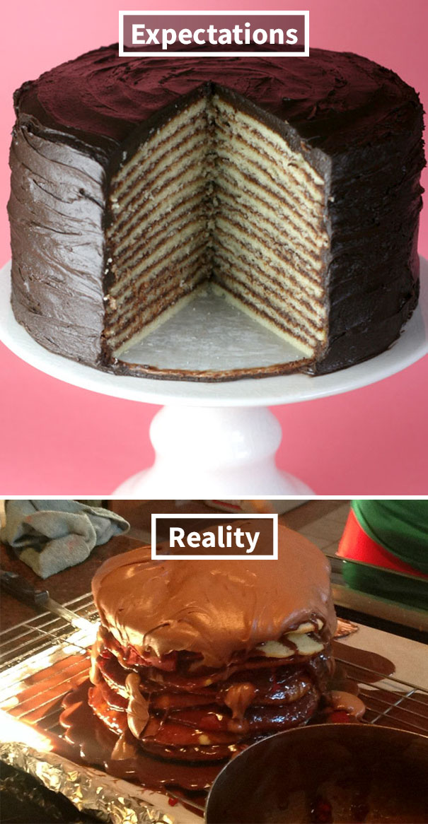 Cake Tasted Spectacular, But Was A Huge Fail In The Looks Department