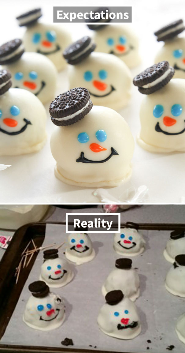 Melting Snowmen Oreo Balls