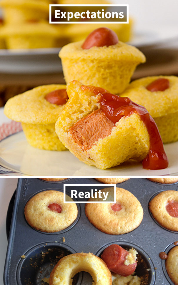 Corn Dog Mini Muffins Went Wrong