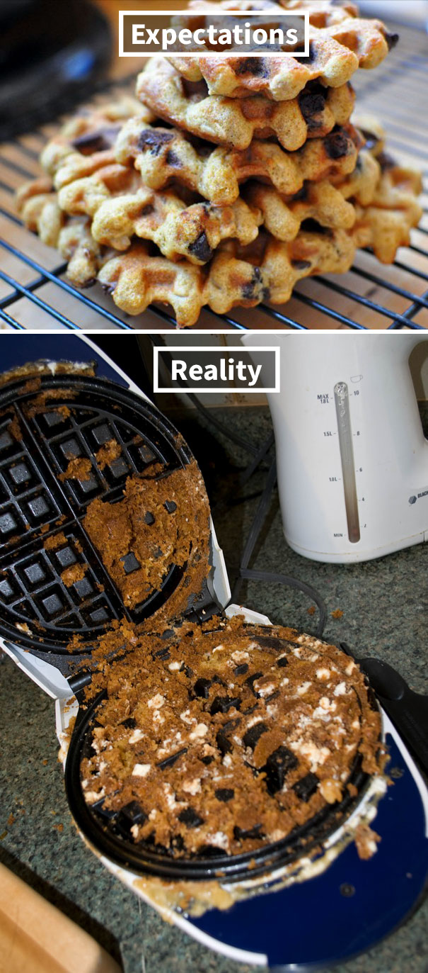 How Not To Make Waffle Cookies