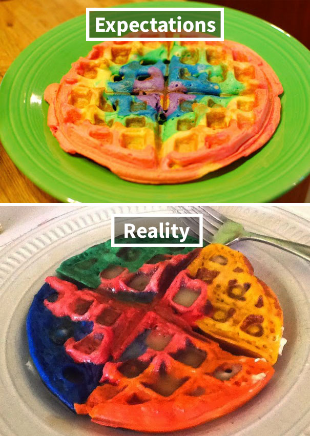 Rainbow Waffle
