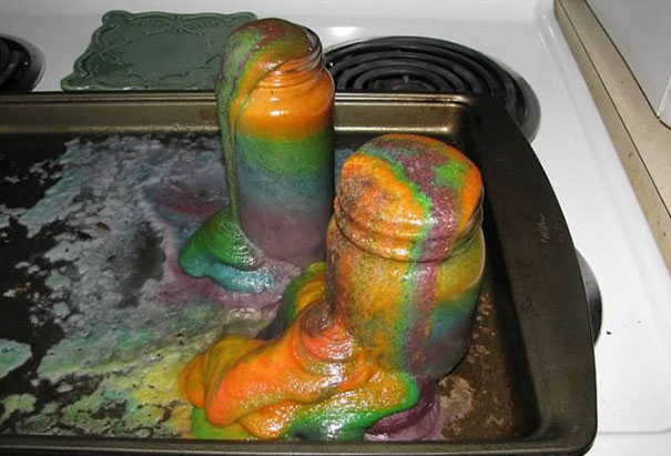 Rainbow Cake In A Jar Fail