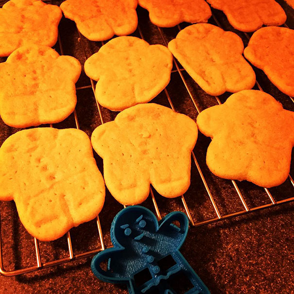 Tried My Hand At 3D Printing A Cookie Cutter. The Cutter Came Out Much Better Than The Cookies
