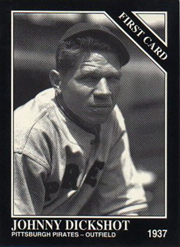 Vintage baseball card featuring a player with a funny name from the 1937 Pittsburgh Pirates team.