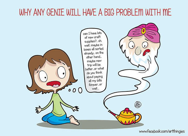 I Have A Visual Mind, So I Paint My Daily Thoughts