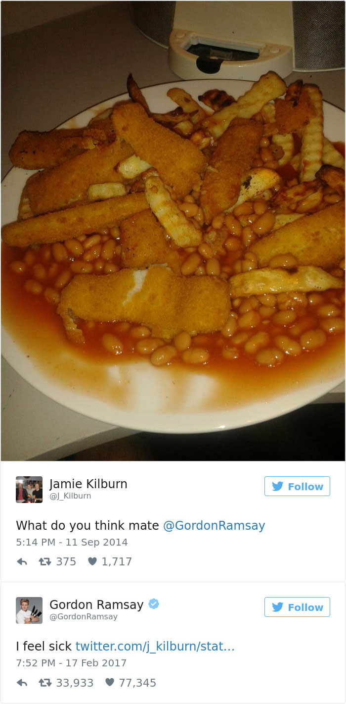 Fish Fingers And Beans