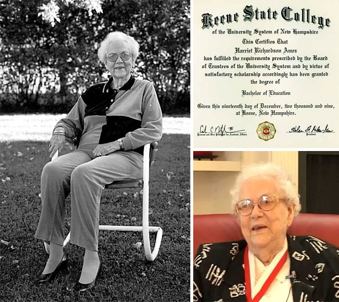 New Hampshire Teacher Harriet Richardson Ames, 100, Meets Dream Of Getting Degree A Day Before Dying