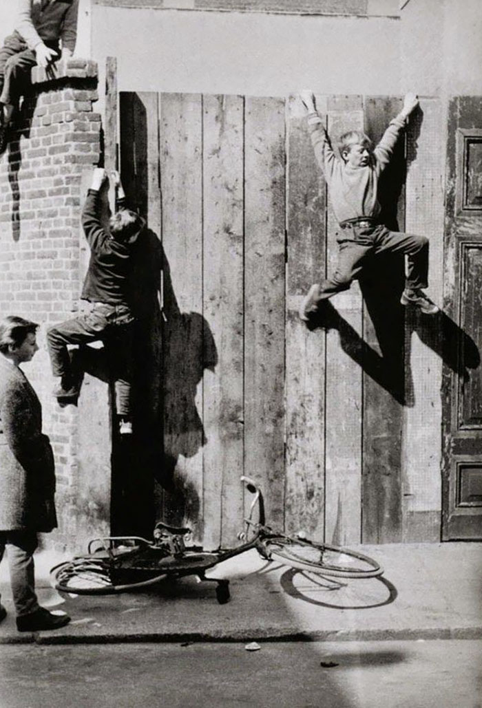 Children Climbing Walls, Amsterdam, 1964