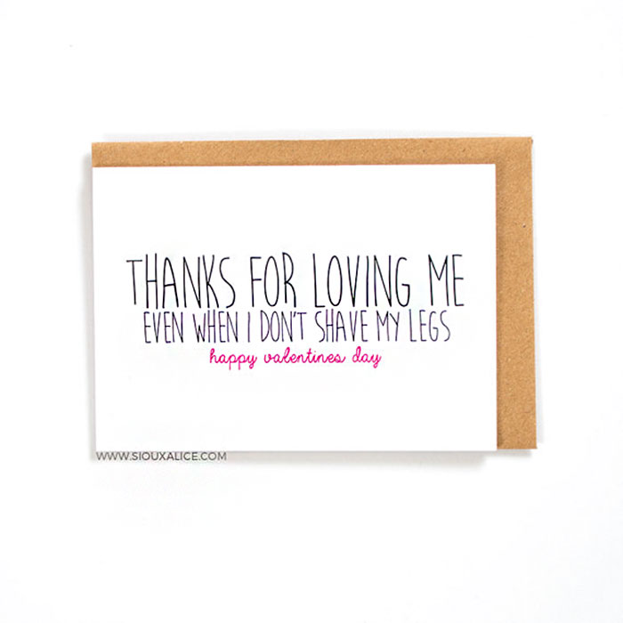 Honest Valentine's Day Card