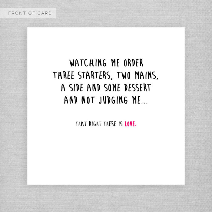 Honest Valentine's Day Card