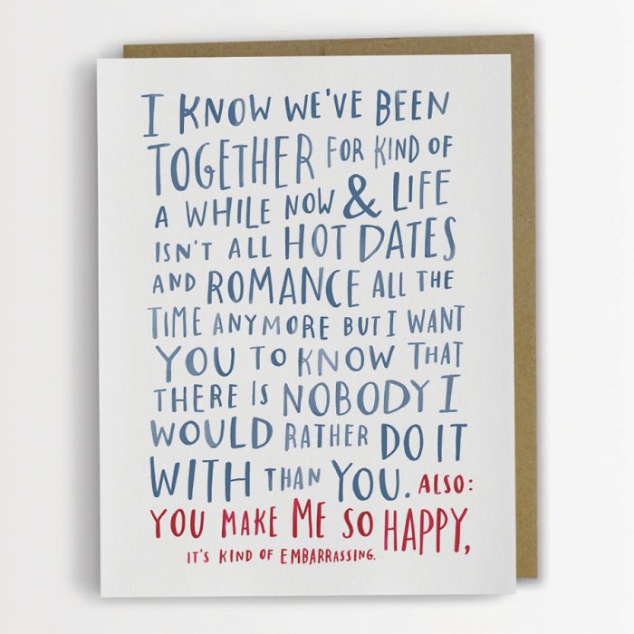 Honest Valentine's Day Card