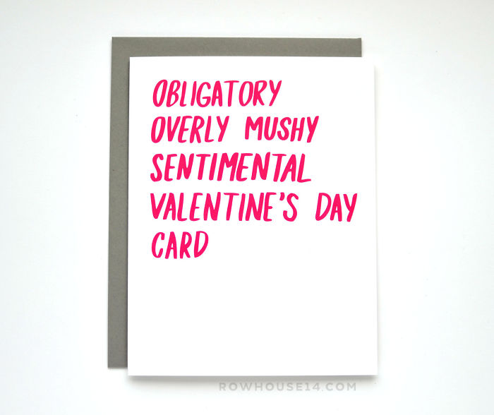 Honest Valentine's Day Card