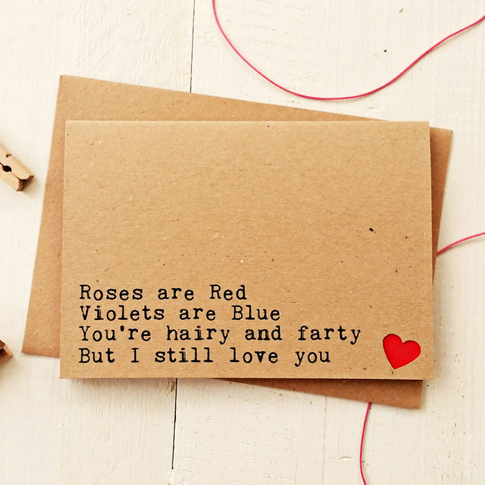 Honest Valentine's Day Card