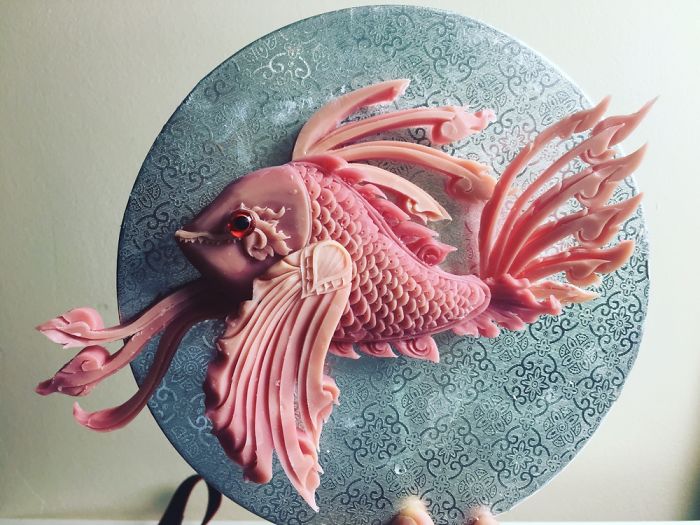 28 Soap Hand Carved By The Carving Artist Daniele Barresi. World Champion Of Carving Fruit And Vegetable And World Judge In Taiwan