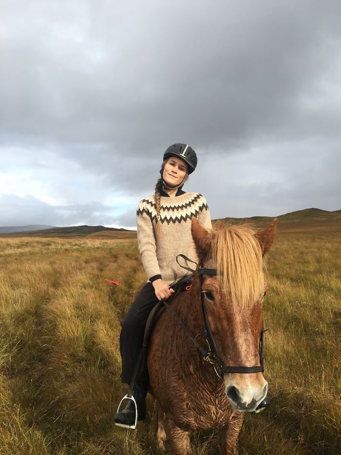 We Ride Our Horses When Gathering The Sheep