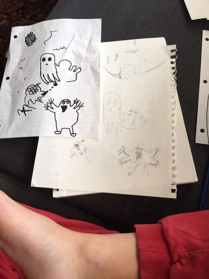 I Redraw And Add To My 9year Old Brothers Drawings I Redraw And Add To My 9year Old Brothers Drawings