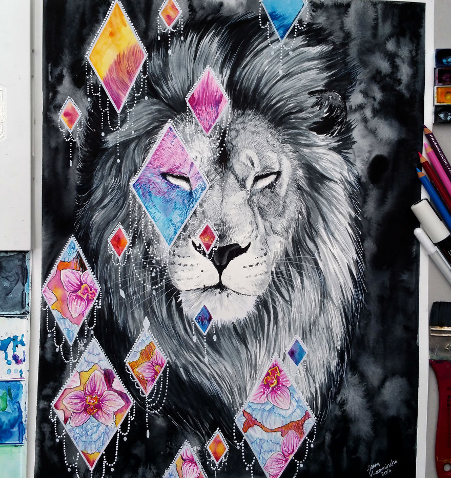 I Paint The Beauty I See In Animals To Remind Us To Preserve Nature