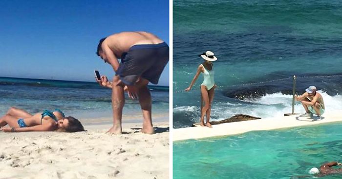 People Are Sharing Pics Of Boyfriends “Forced” To Take Perfect Pictures Of Their Girlfriends