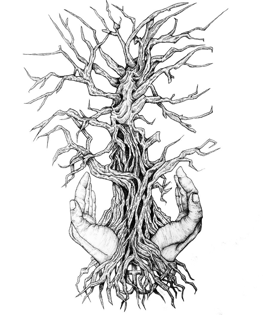 My Own Hand-drawn Custom Tattoo Designs