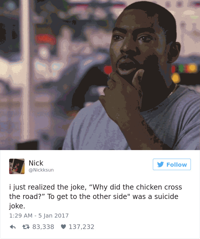 The Joke Takes A Dark Turn