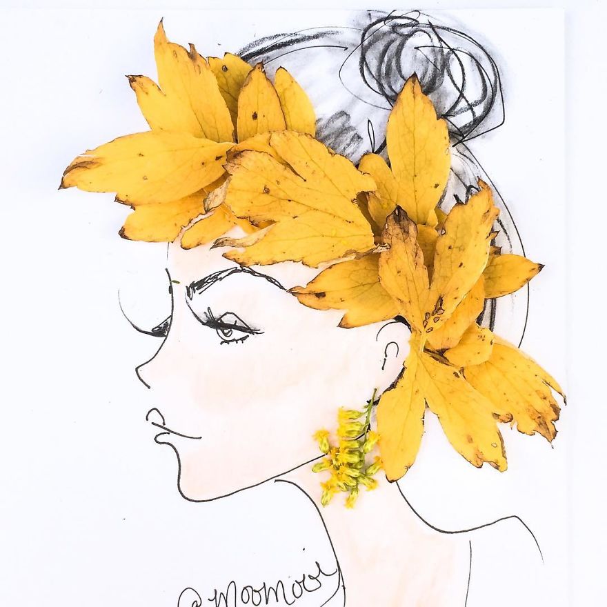 Flower Fashion Illustrations