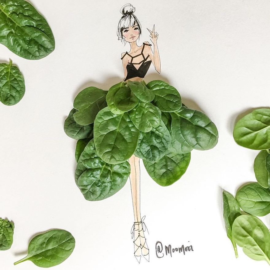 Flower Fashion Illustrations