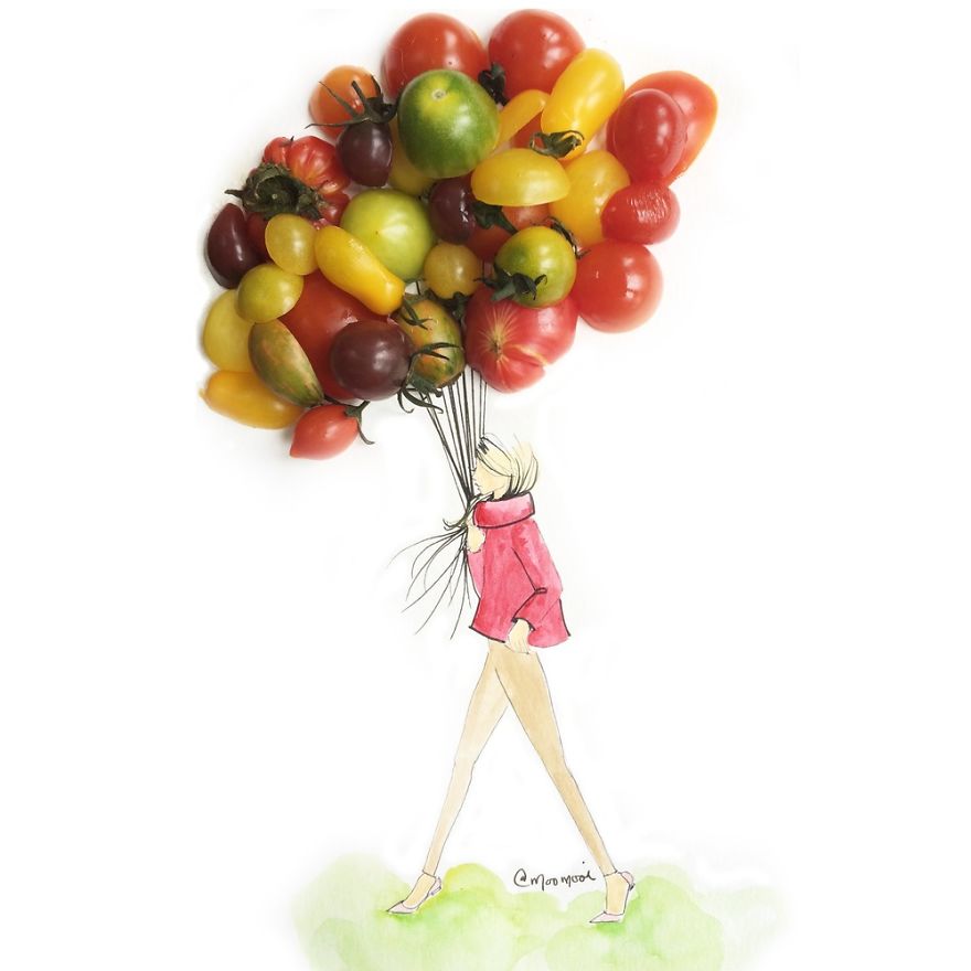 Flower Fashion Illustrations