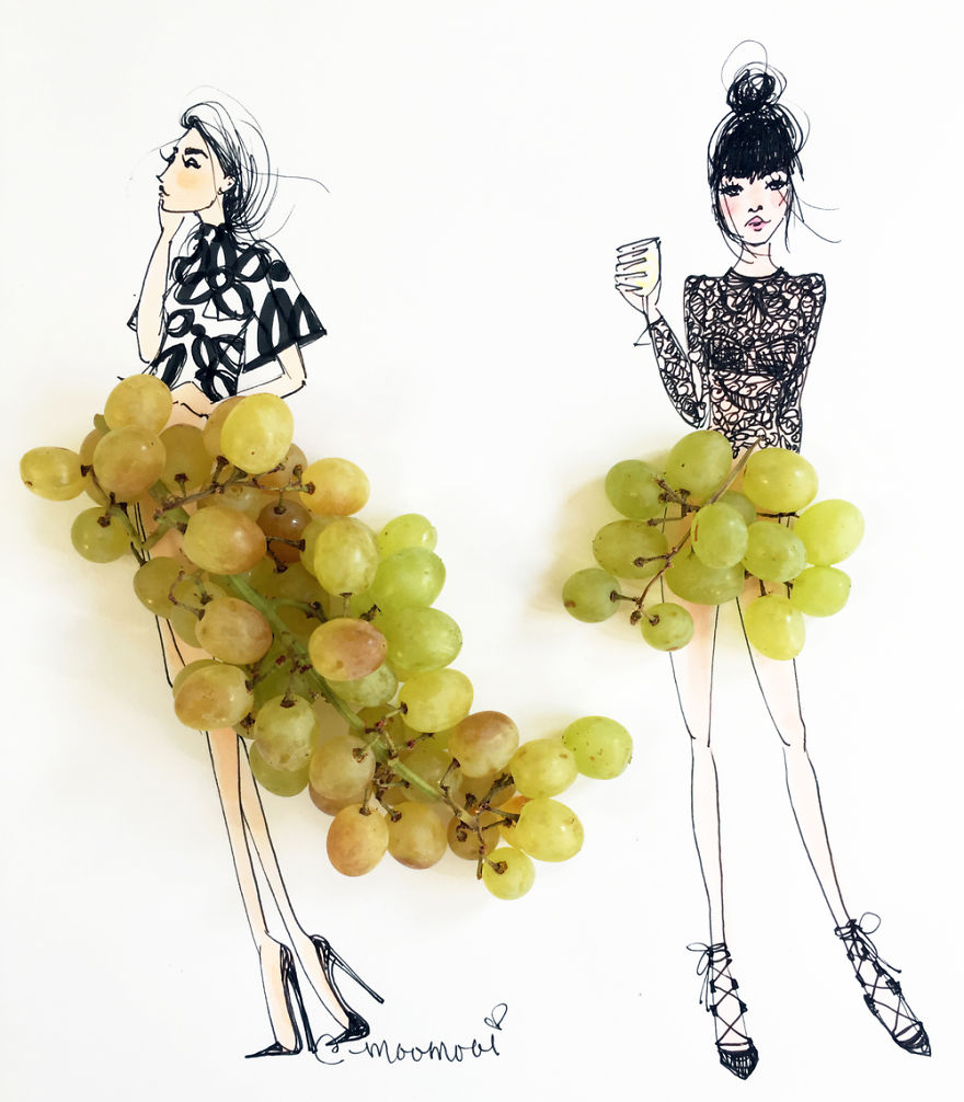 Flower Fashion Illustrations