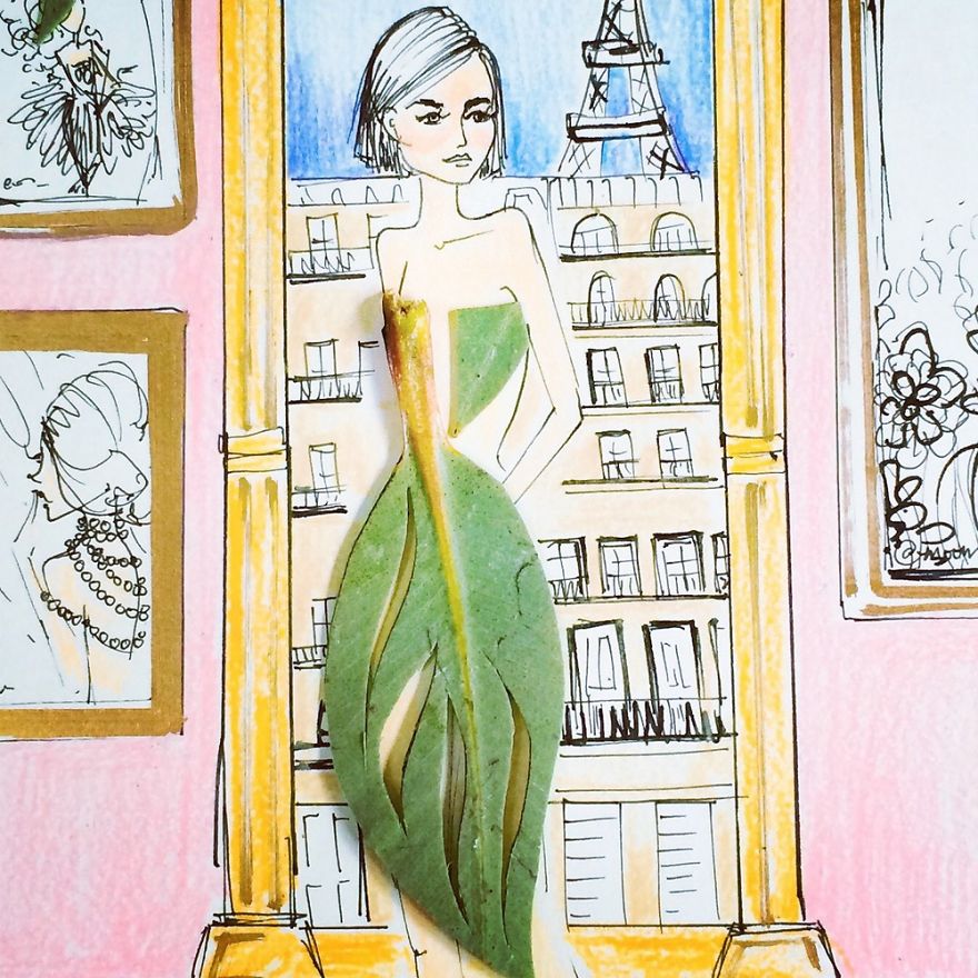 Flower Fashion Illustrations