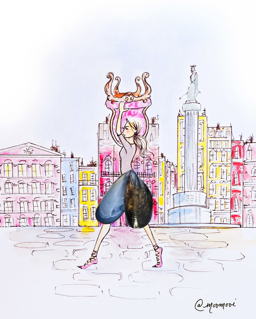 Flower Fashion Illustrations