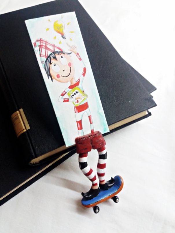 I Create Funny Handmade Bookmarks From Polymer Clay I Create Funny Handmade Bookmarks From Polymer Clay