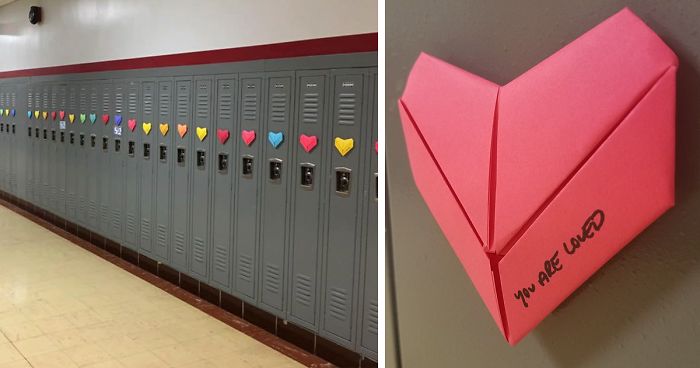 Anonymous Student Surprises Entire School With 9 Handmade Valentines He’s Been Making Since September