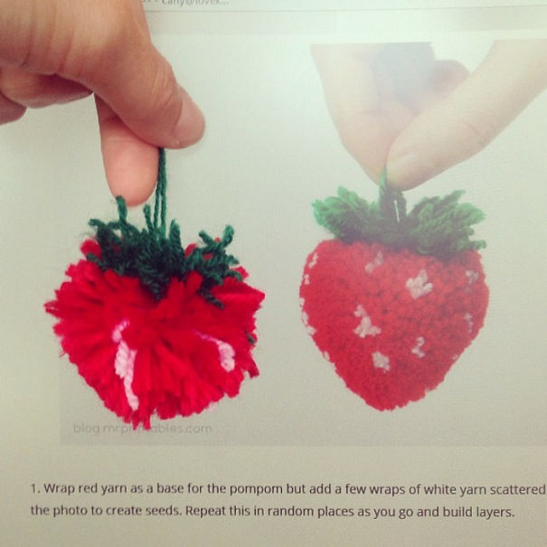 Pom Pom Strawberry Fail