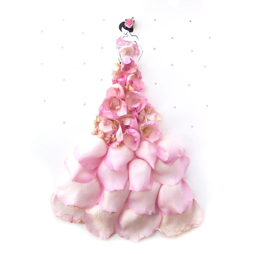 I Created An Illustrated Alter Ego Sassy Du Fleur, Out Of Petals