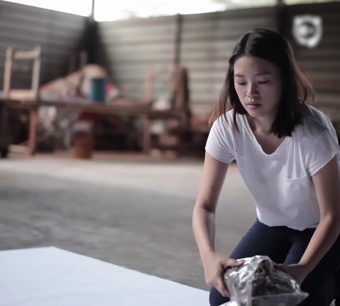 "Painting" A Portrait With 20,000 Seeds
