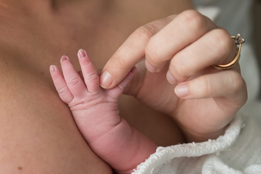 Honorable Mentions. She Holds Her Daughter’s Fingers In Awe And Wonde