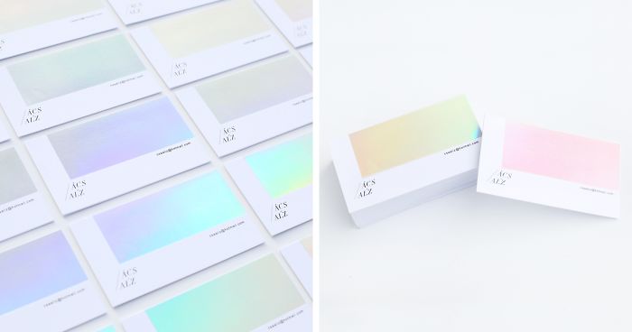 This Photographer’s Business Card Changes Color Constantly And Never Looks The Same
