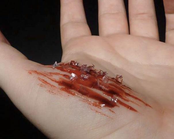 When You Break A Glass In The Kitchen, Press The Inner Fleshy Part Of Your Hand Against The Floor To Pick Up The Tiniest Glass Shards That Your Broom And Vacuum Leave Behind